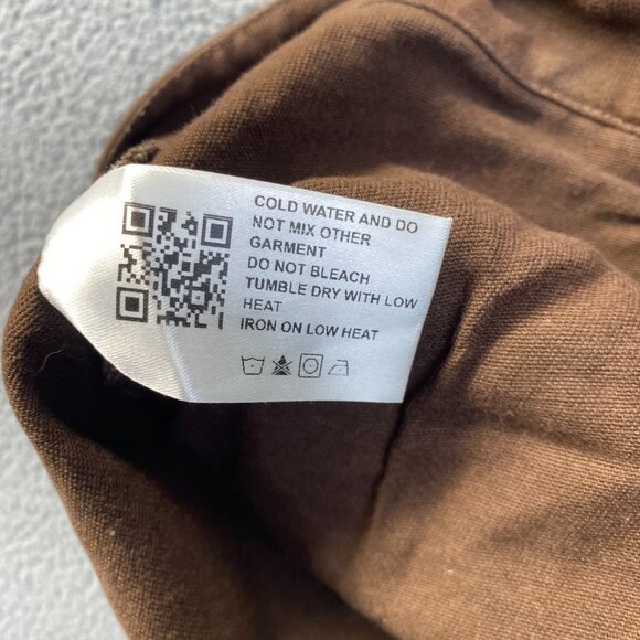 CIDER Wide Leg Cargo Pants Size Small Women Brown Zipper ,Hiking,Outdoor - Picture 8 of 11